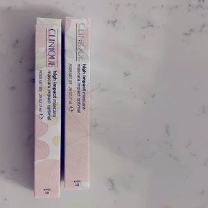2 high impact Clinique full size black mascara